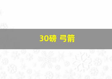 30磅 弓箭